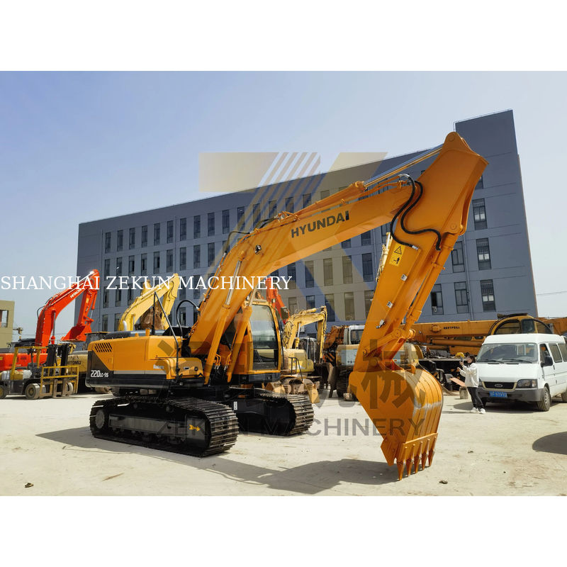 2019 kullanılmış Kore orijinal Hyundai 220 220-9 22 tonluk çalışma ağırlığıyla kazıcı