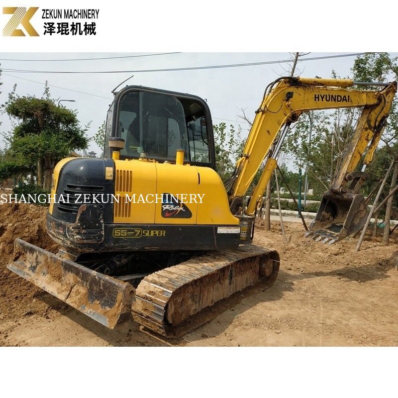 5.5 tonluk Hyundai Robex 55-7 Hydraulic Valve ile kazıcı 0.18m3 kova