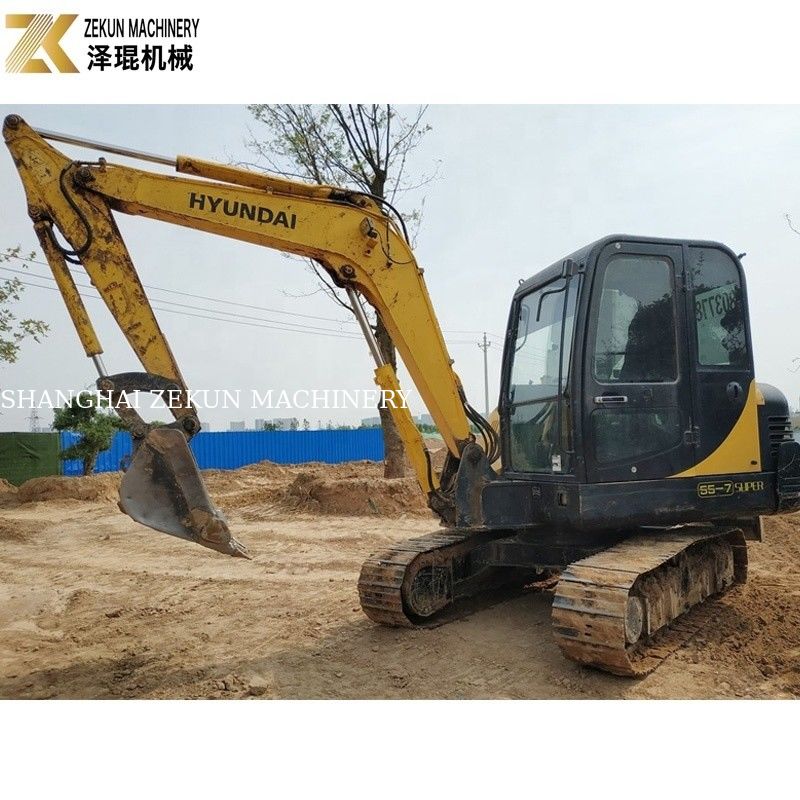 5.5 tonluk Hyundai Robex 55-7 Hydraulic Valve ile kazıcı 0.18m3 kova