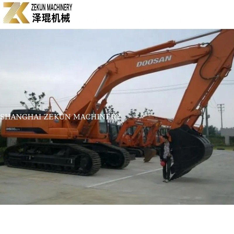 Kullanılmış 2018 Doosan 500 Ekskavatörü DH500 DH500LC-7 Ağır Çalışma Kazıması için 46 ton Çalışma Ağırlığı