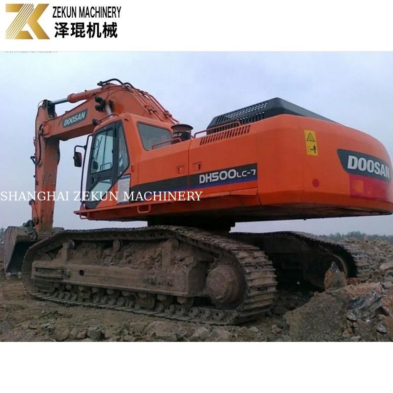 Kullanılmış 2018 Doosan 500 Ekskavatörü DH500 DH500LC-7 Ağır Çalışma Kazıması için 46 ton Çalışma Ağırlığı