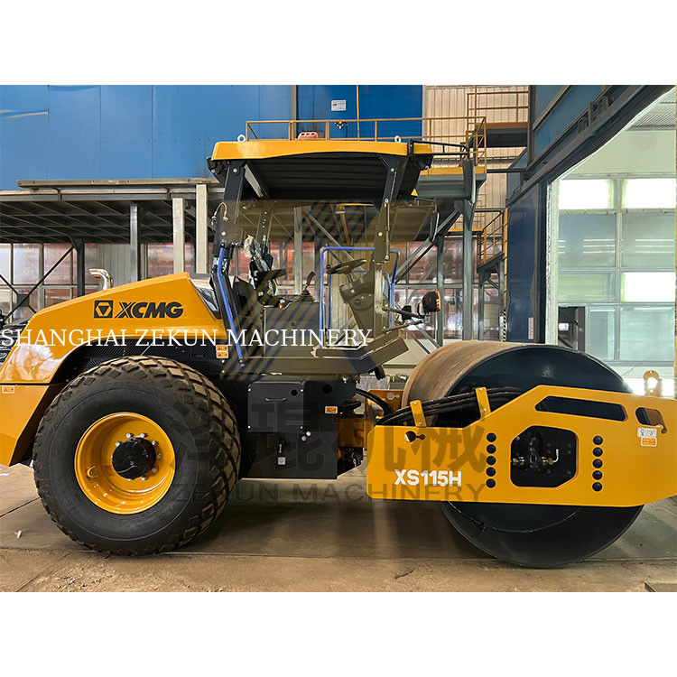 11 ton XCMG XS115H Road Roller India IV aşama Yol İnşaatı Ekipmanı