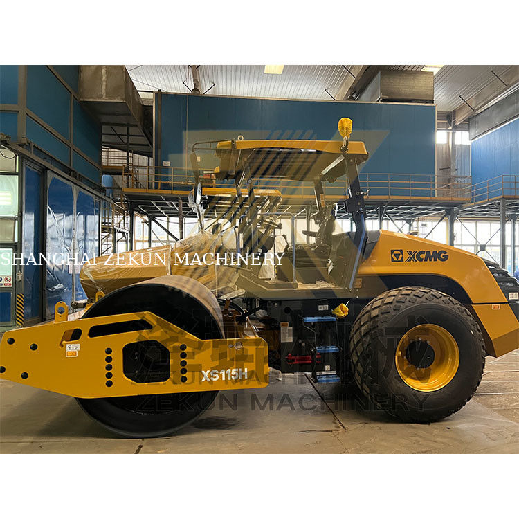 11 ton XCMG XS115H Road Roller India IV aşama Yol İnşaatı Ekipmanı