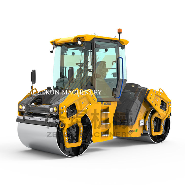 8ton XCMG XD85T Çift Davullu Roller EU V Aşama Yol İnşaatı Ekipmanı