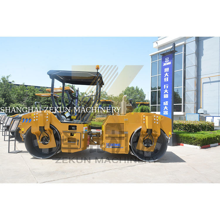 10 ton XCMG XD103 Çift Davul Roleri Çin III Aşama Yol İnşaatı Ekipmanı