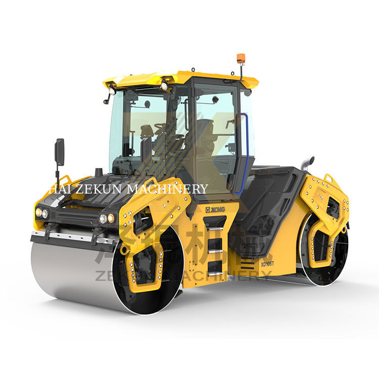 10 ton XCMG XD105T Çift Davullu Roller EU V Aşama Yol İnşaatı Ekipmanı