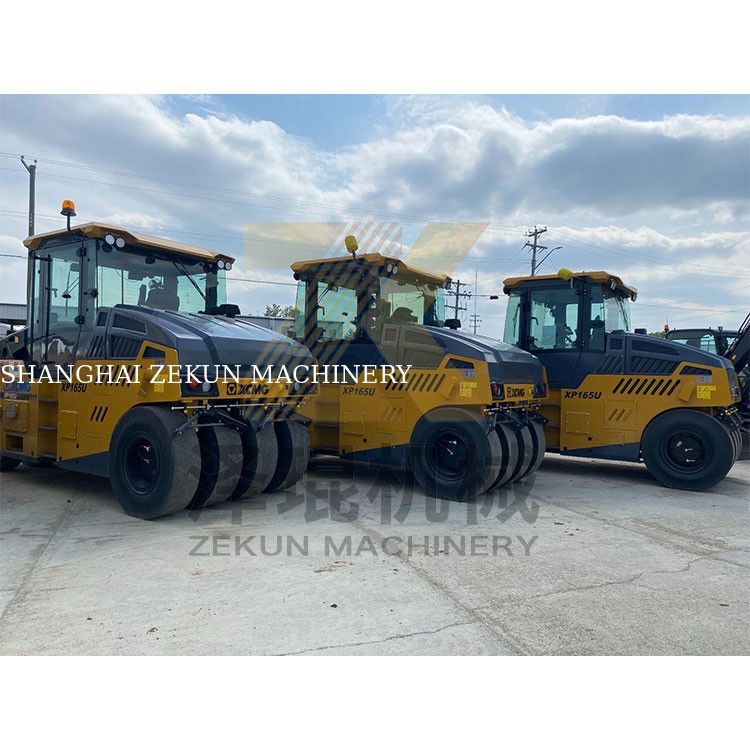 16 ton XCMG XP165S Lastik Roleri AB III Aşama Yol İnşaatı Ekipmanı