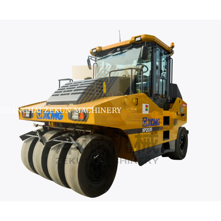 13 ton XCMG XP203S Lastik Roleri Çin İkinci Aşama Yol İnşaatı Ekipmanı