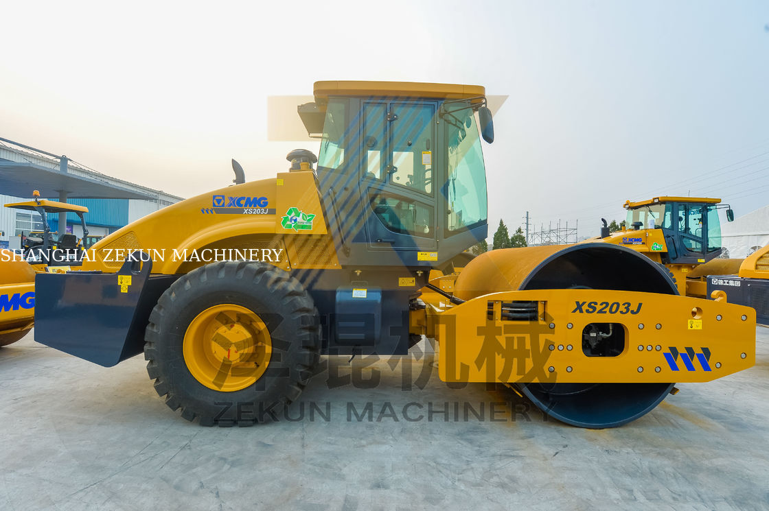 20 tonluk XCMG XS203J Tek davullu titreşimli rulo Çin 2. aşama