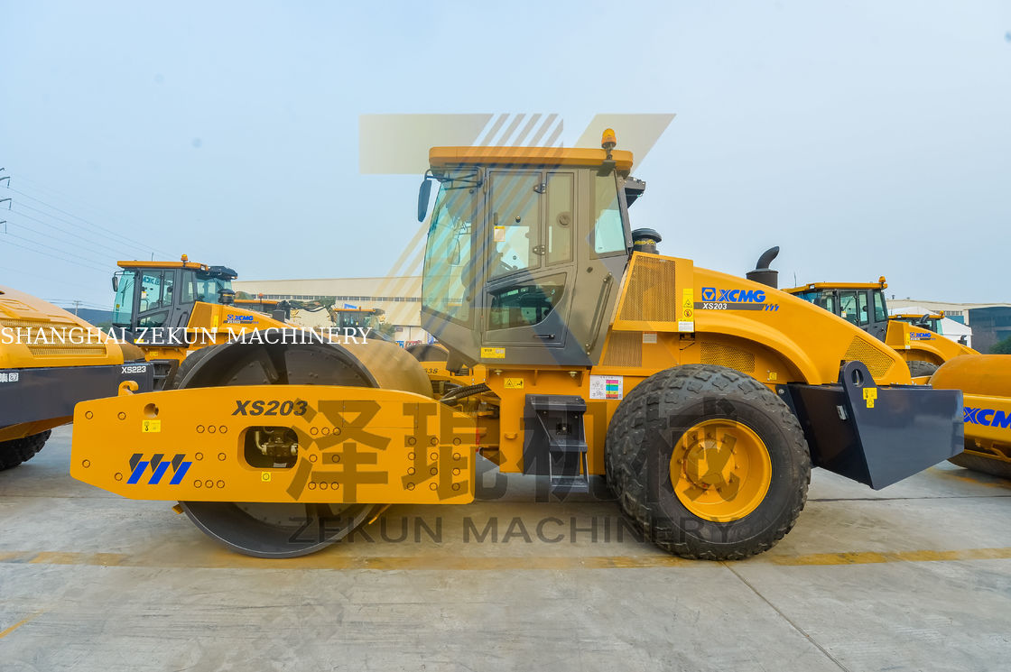 20 tonluk XCMG XS203J Tek davullu titreşimli rulo Çin 2. aşama