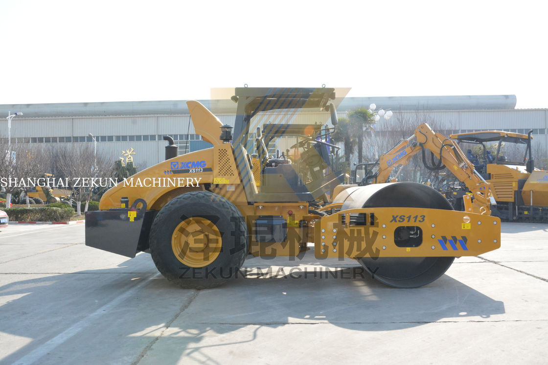 11ton XCMG XS113 Tam Hidrolik Roller Çin 2. Aşama Ekipmanı