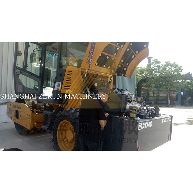 8 tonluk XCMG CV83U Hidrolik Davul Rolü EU Aşama T4F Makinesi