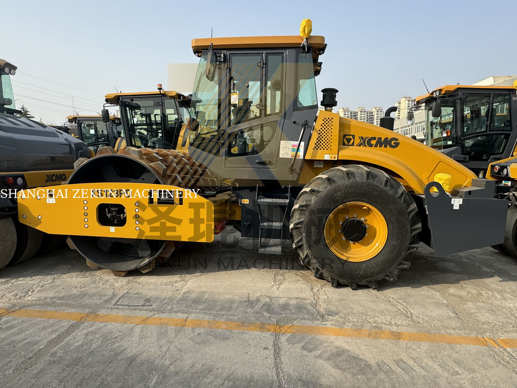 12 ton XCMG XS123 Tam Hidrolik Roller EU Aşama V Yol Ekipmanı