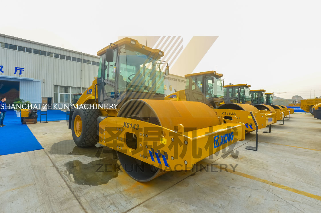 14t XCMG XS145 Hidrolik Tek Davullu Roller EU Adım III