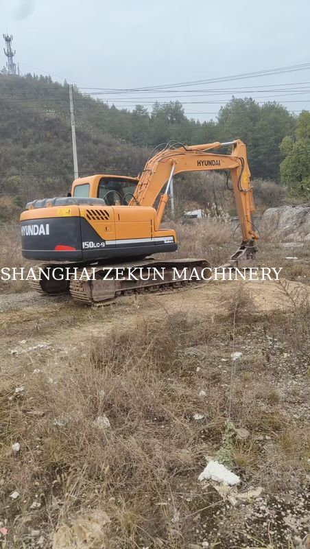 2015 Hyundai R150-9 Çekiçli Kazıcı ve 5.300 Çalışma Saati Verimliliği Artırır