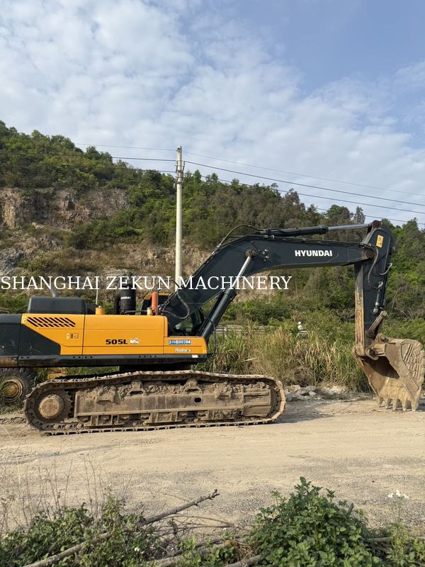 2020 Hyundai R505VS 50 Ton Ağır Güçlü Projeler İçin Ağır Güçlü Kazıcı