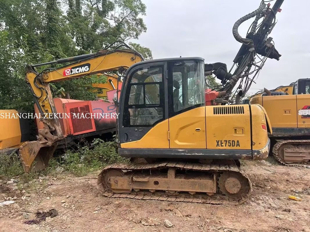 2021 XCMG XE75DA hidrolik sürünen kazıcı 7.5 ton sınıfı, kırıcı ve tutma eklemleri ile