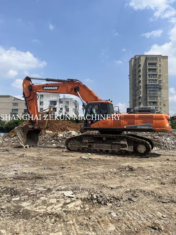 Kullanılmış Doosan DX500LC-9C Kazı makinesi 800 Rpm At Gücü ve En Yüksek Kazma Yüksekliği 11