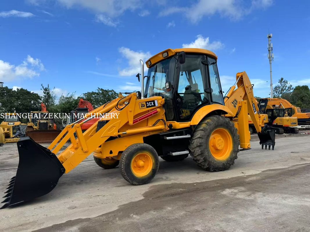 2001 JCB 3CX Backhoe Loader Excavator 95 L/min Hidrolik Sistem Akışıyla