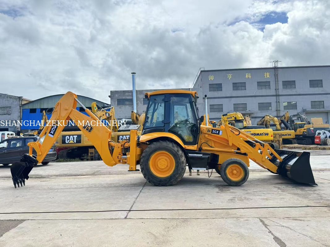 2001 JCB 3CX Backhoe Loader Excavator 95 L/min Hidrolik Sistem Akışıyla