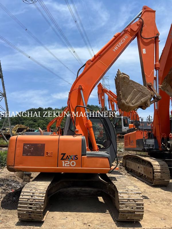Hitachi ZX120-6 Ekskavatörü İş İhtiyaçları için 14165 saat Yakıt Tankı Kapasitesi 240 L Hidrolik Basınç 34.3 MPa
