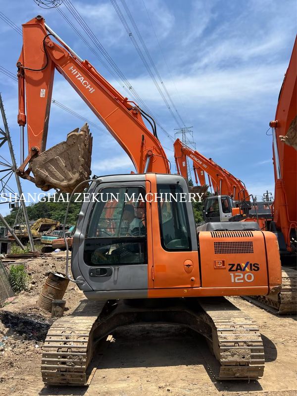 Hitachi ZX120-6 Ekskavatörü İş İhtiyaçları için 14165 saat Yakıt Tankı Kapasitesi 240 L Hidrolik Basınç 34.3 MPa