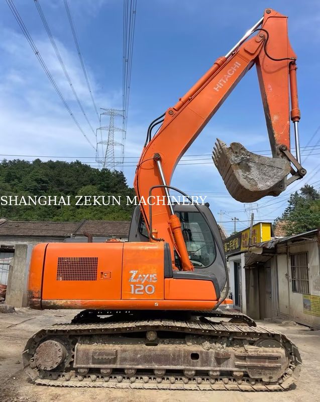 Hitachi ZX120-6 Excavator 2.5m Kol Uzunluğu ve 210mm Maksimum Çekim Yüksekliği ile Kullanılır 11158hrs