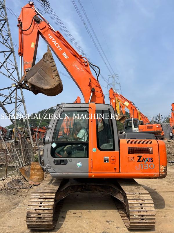 Kullanılmış Hitachi ZX130-6 Ekskavatör, 11053 saat, 4.6m Bom Uzunluğu, 34.3 MPa Hidrolik Basınç